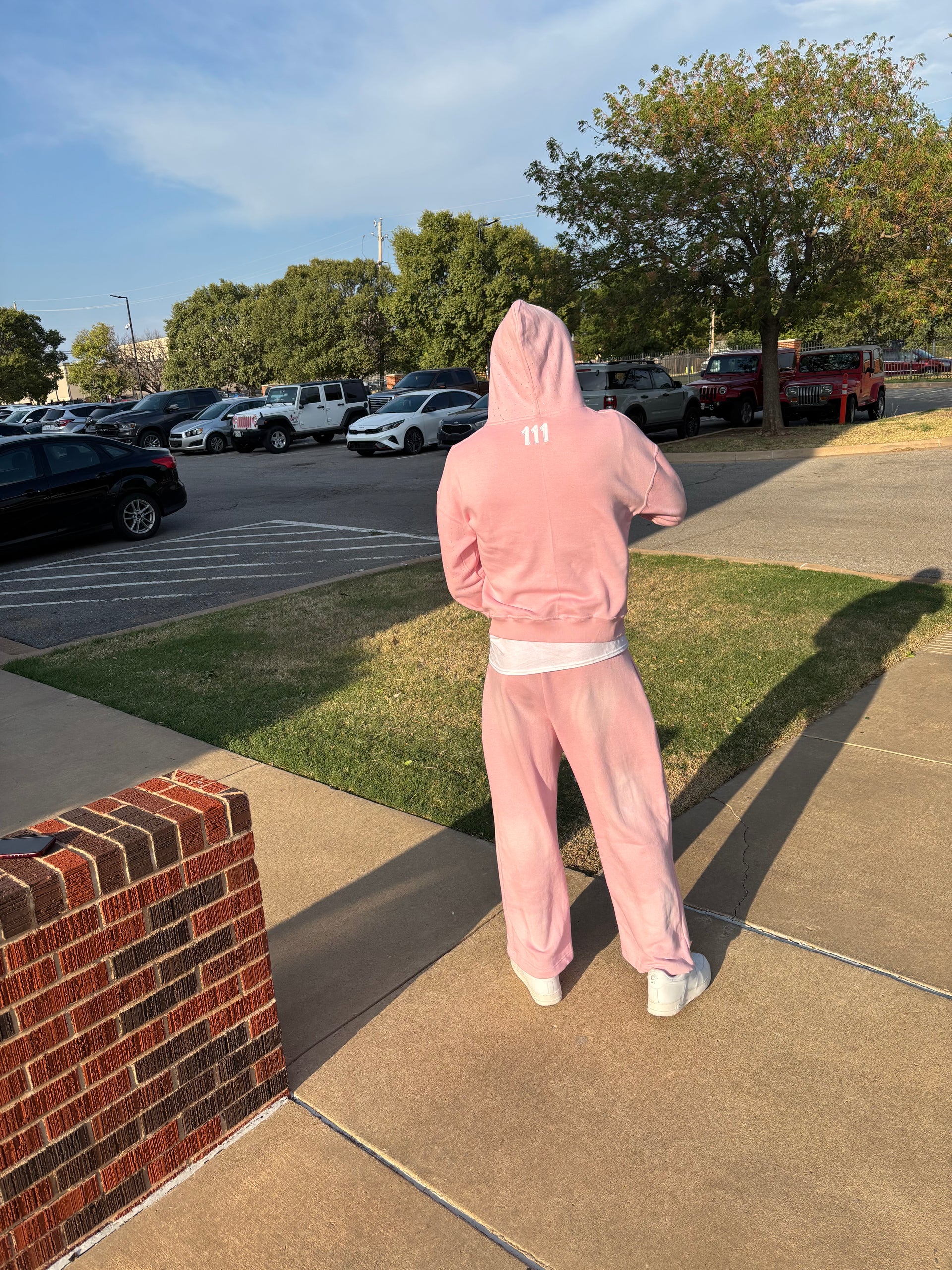 "Rhinestones TM" baggy pants